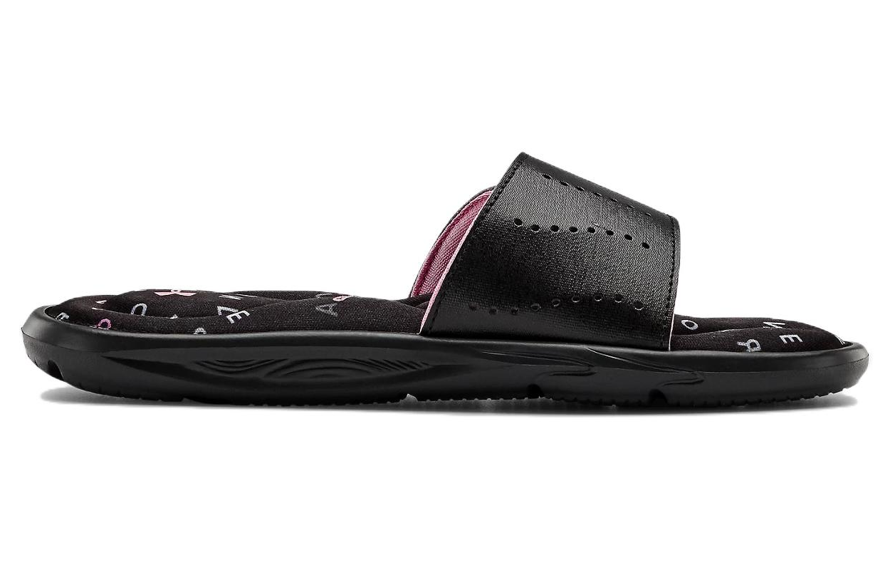 (Youth) UA Ignite IX Swerve Micro Slippers 'Black Pink' 圖 2