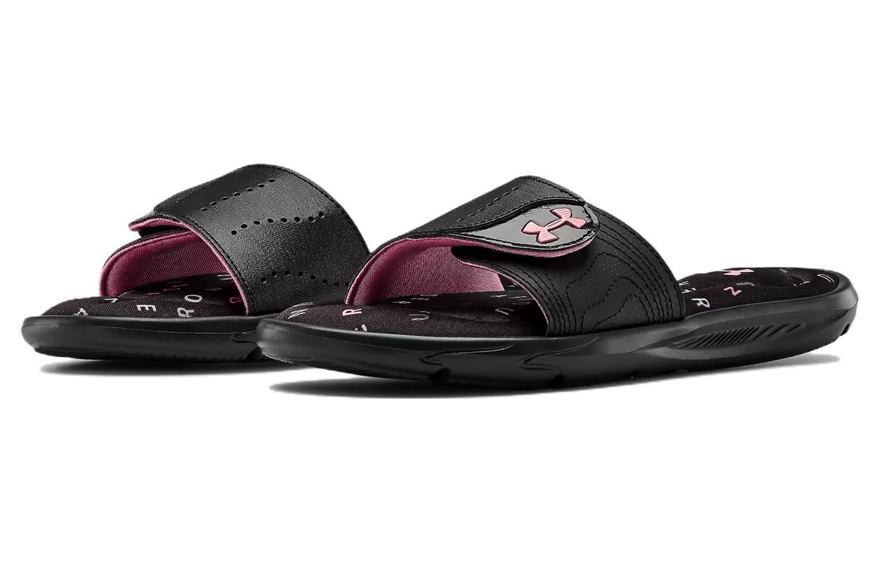 Lookbook (Youth) Under Armour Ignite IX Swerve Micro Slippers 'Black Pink' 3022734-001