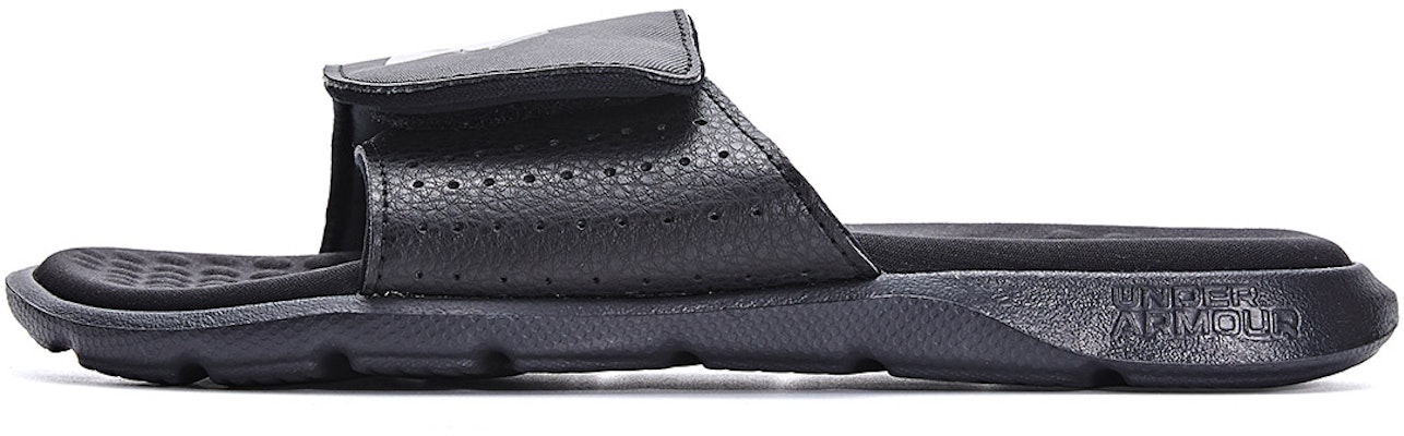 (Youth) Under Armour Ignite Pro Slides 'White and Black' 3026036 3