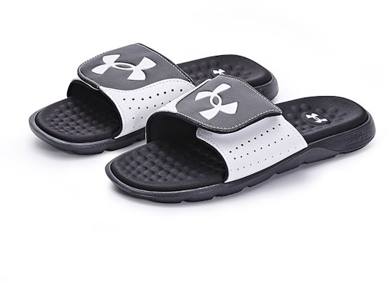 (Youth) Under Armour Ignite Pro Slides 'White and Black' 3026036 Order (Youth) Under Armour Ignite Pro Slides 'White and Black' 3026036