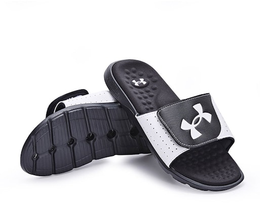 (Youth) Under Armour Ignite Pro Slides 'White and Black' 3026036 Shop (Youth) Under Armour Ignite Pro Slides 'White and Black' 3026036