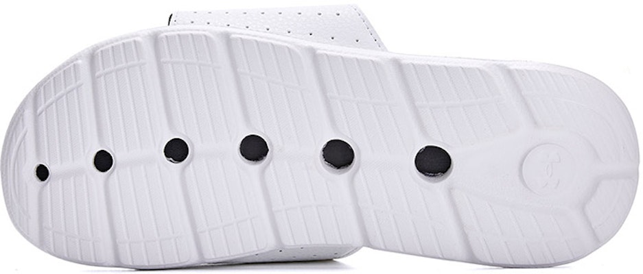 (Youth) Under Armour Ignite Pro Slides 'White and Black' 3026036 2