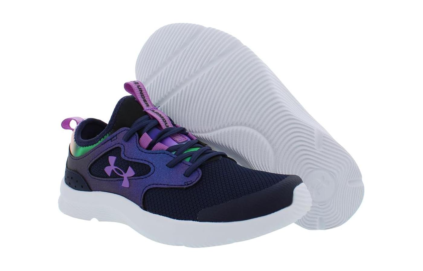 Shop (JR) Under Armour Infinity 2.0 AL ''Midnight Navy Antifreeze'' Sneakers 3025546-400