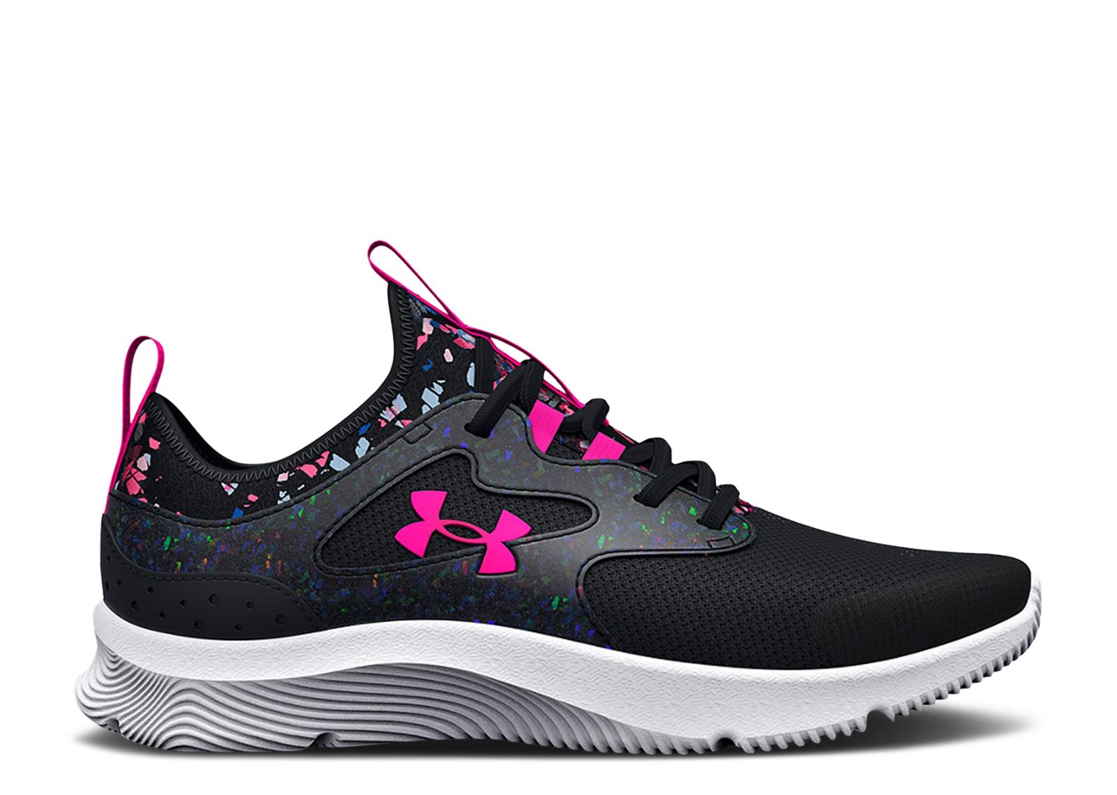 (Youth) Under Armour Infinity 2.0 AL Printed 'Black Pink Punk' 3026167-001