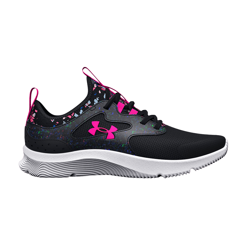 (Youth) Under Armour Infinity 2.0 AL Printed 'Black Pink Punk' 3026167-001