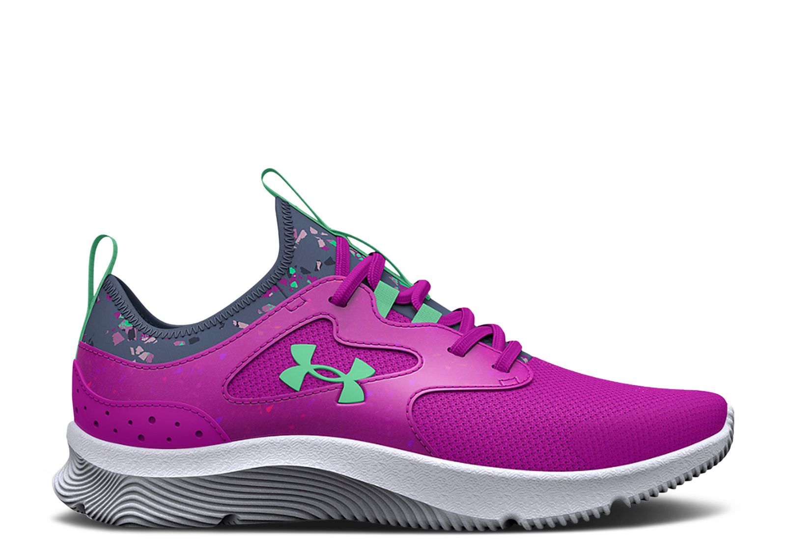 (Youth) Under Armour Infinity 2.0 AL Printed 'Strobe Aurora Purple' 3026167-500