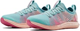 Lookbook (JR) Under Armour Infinity 2 Prism Kasut Sukan Biru/Merah Jambu. 3023205-400
