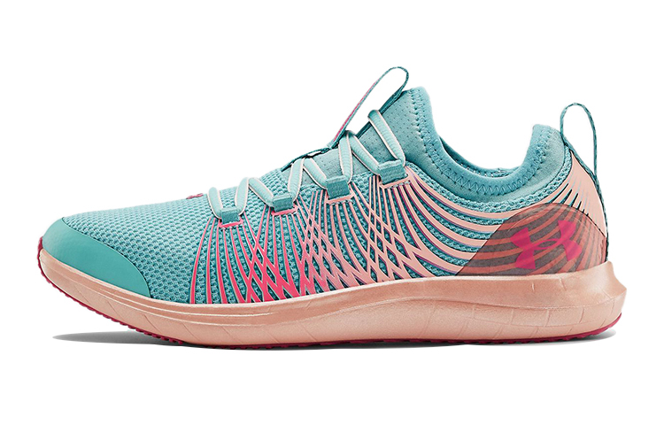 (Youth) Under Armour Infinity 2 Prism Sports Shoes Blue/Pink 3023205-400