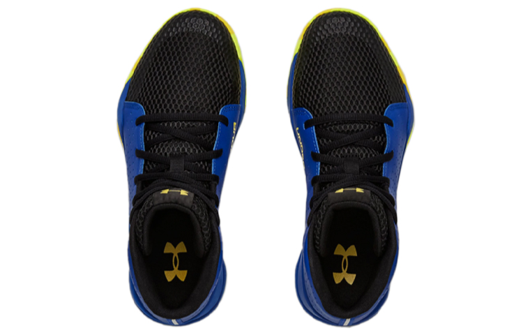 Shop GS大童 Under Armour Jet 2019 藍黃 實戰籃球鞋