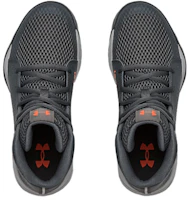 Shop GS大童 Under Armour Jet 2019 灰橙 實戰籃球鞋