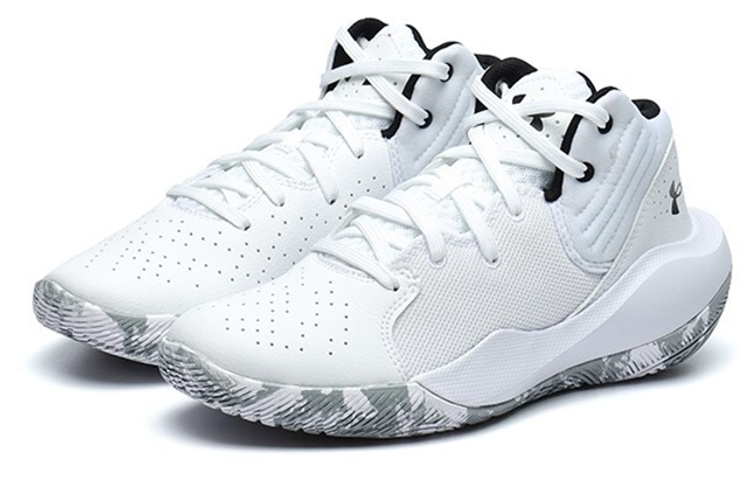 Order (JR) Under Armour Jet 21 SYN 'Blanco Gris' 3025349-103
