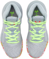 Shop (青少年)Under Armour Jet '21 GS '模灰色俏皮酸橙迷彩' 3024794-106