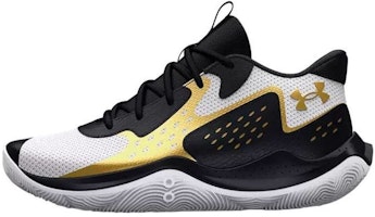 (Youth) Under Armour Jet '23 GS 'White Black Gold' 3026635-100 (Youth) Under Armour Jet '23 GS 'White Black Gold' 3026635-100