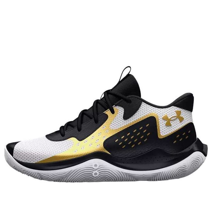 Buy (JR) Under Armour Jet '23 GS 'Putih Hitam Emas' 3026635-100
