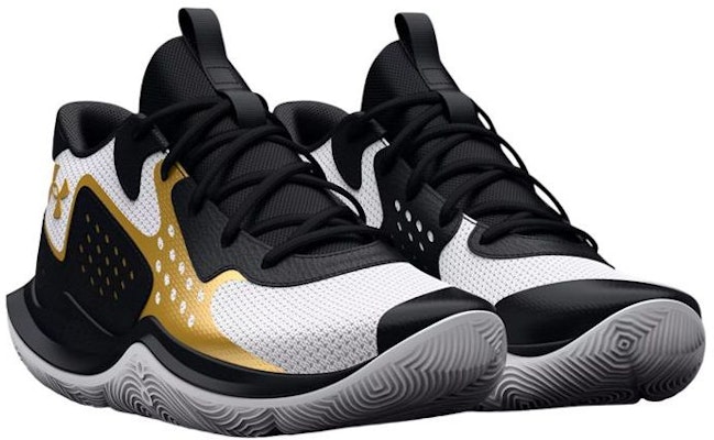 (Youth) Under Armour Jet '23 GS 'White Black Gold' 3026635-100 Lookbook (Youth) Under Armour Jet '23 GS 'White Black Gold' 3026635-100