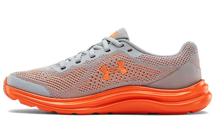 (Youth) Under Armour Liquify Sports Shoes Gray/Orange 3022875-101