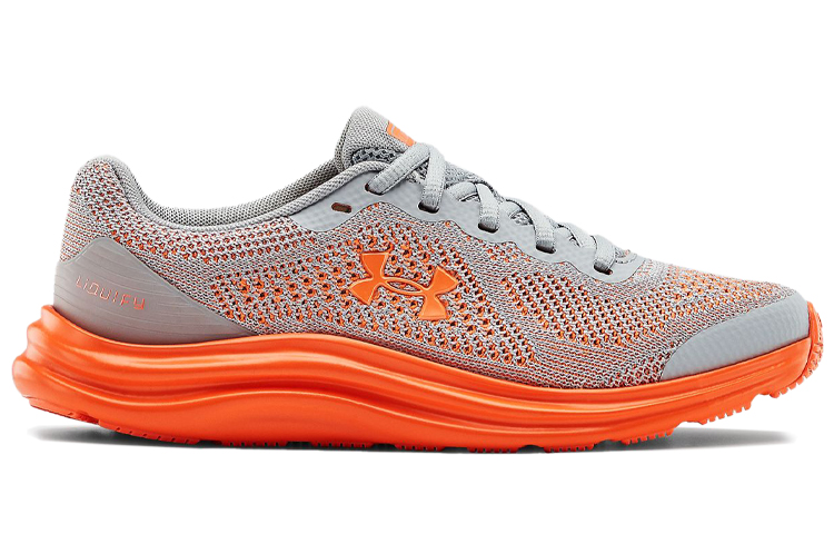 (Youth) UA Liquify Sports Shoes Gray/Orange 圖 2
