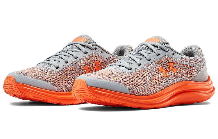 (Youth) UA Liquify Sports Shoes Gray/Orange 圖 3