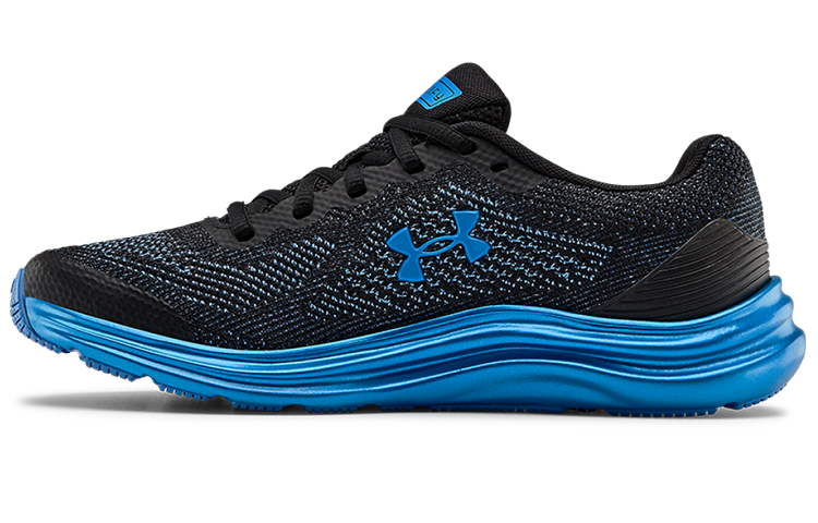 (Youth) Under Armour Liquify Sneakers Black/Blue 3022875-001