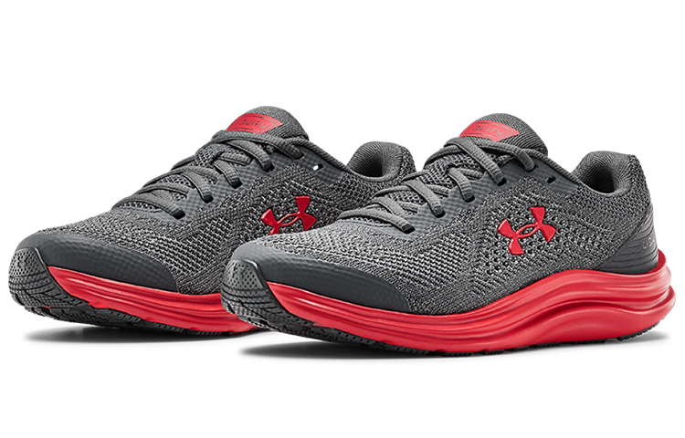 Lookbook (JR) Under Armour Liquify Sneaker Grau/Rot 3022875-100