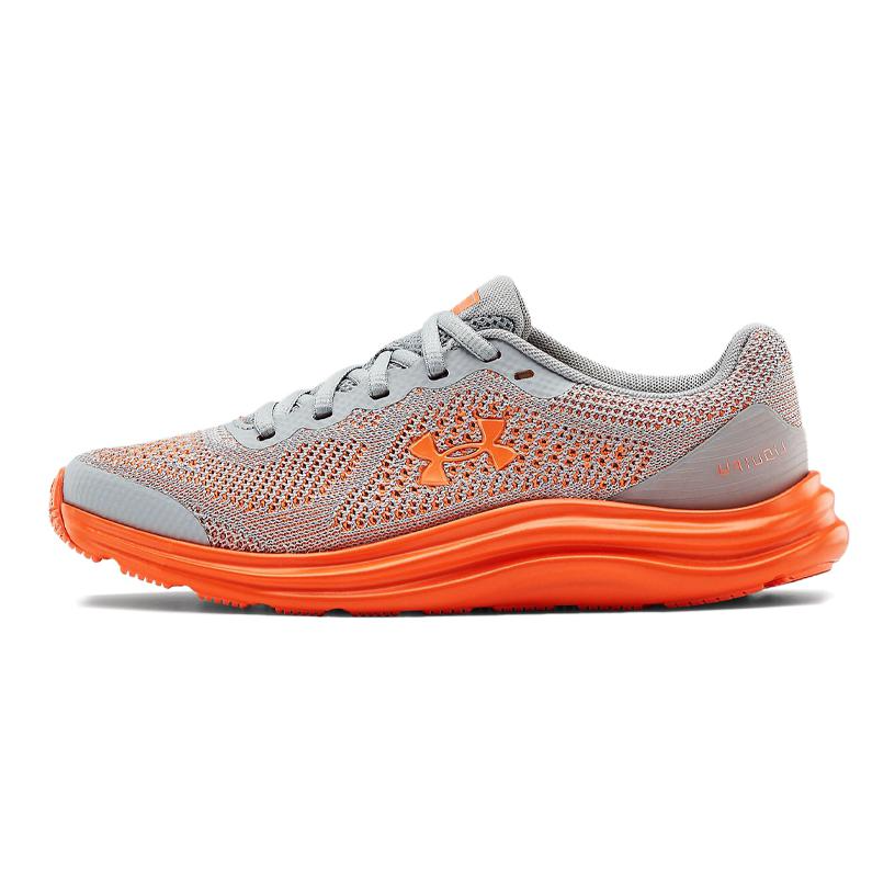 (Youth) Under Armour Liquify Sports Shoes Gray/Orange 3022875-101
