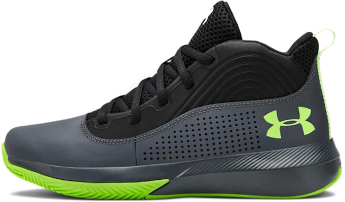 (JR) Under Armour Lockdown 4 Hitam/Hijau 3022123-100 Buy (JR) Under Armour Lockdown 4 Hitam/Hijau 3022123-100