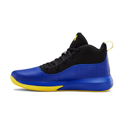 (Youth) UA Lockdown 4 Blue/Yellow