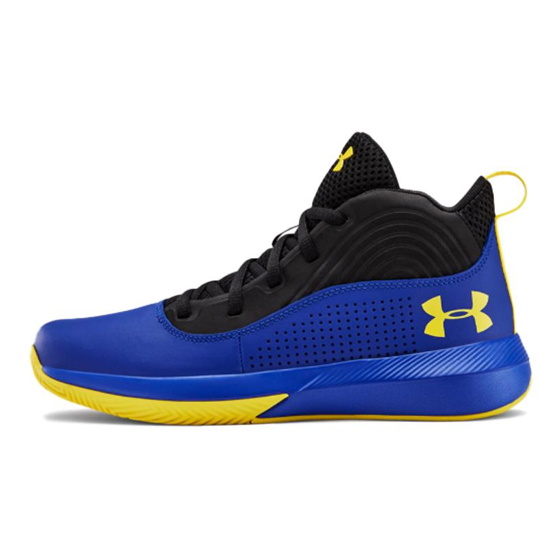(Youth) Under Armour Lockdown 4 Blue/Yellow 3022123-400