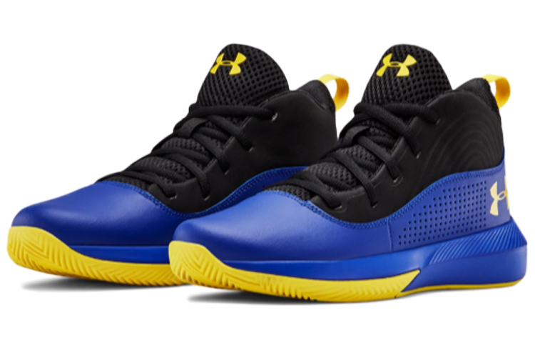 (Youth) UA Lockdown 4 Blue/Yellow 圖 3