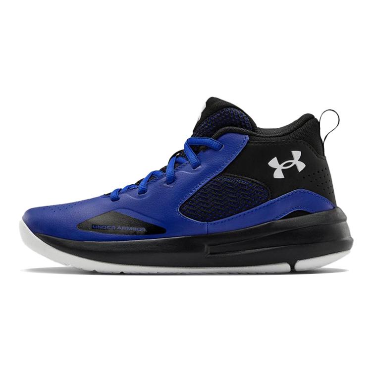 (Youth) Under Armour Lockdown 5 Actual Combat Blue/Black 3023533-400
