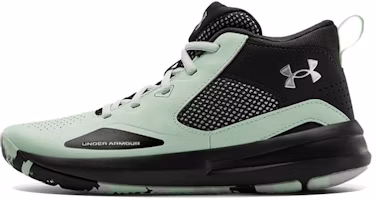 (Youth) Under Armour Lockdown 5 Green/Black 3023533-402 (Youth) Under Armour Lockdown 5 Green/Black 3023533-402