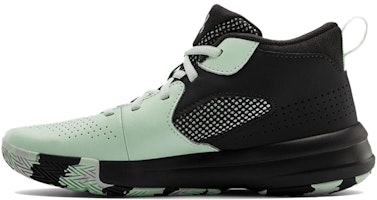 (Youth) Under Armour Lockdown 5 Green/Black 3023533-402 (Youth) Under Armour Lockdown 5 Green/Black 3023533-402