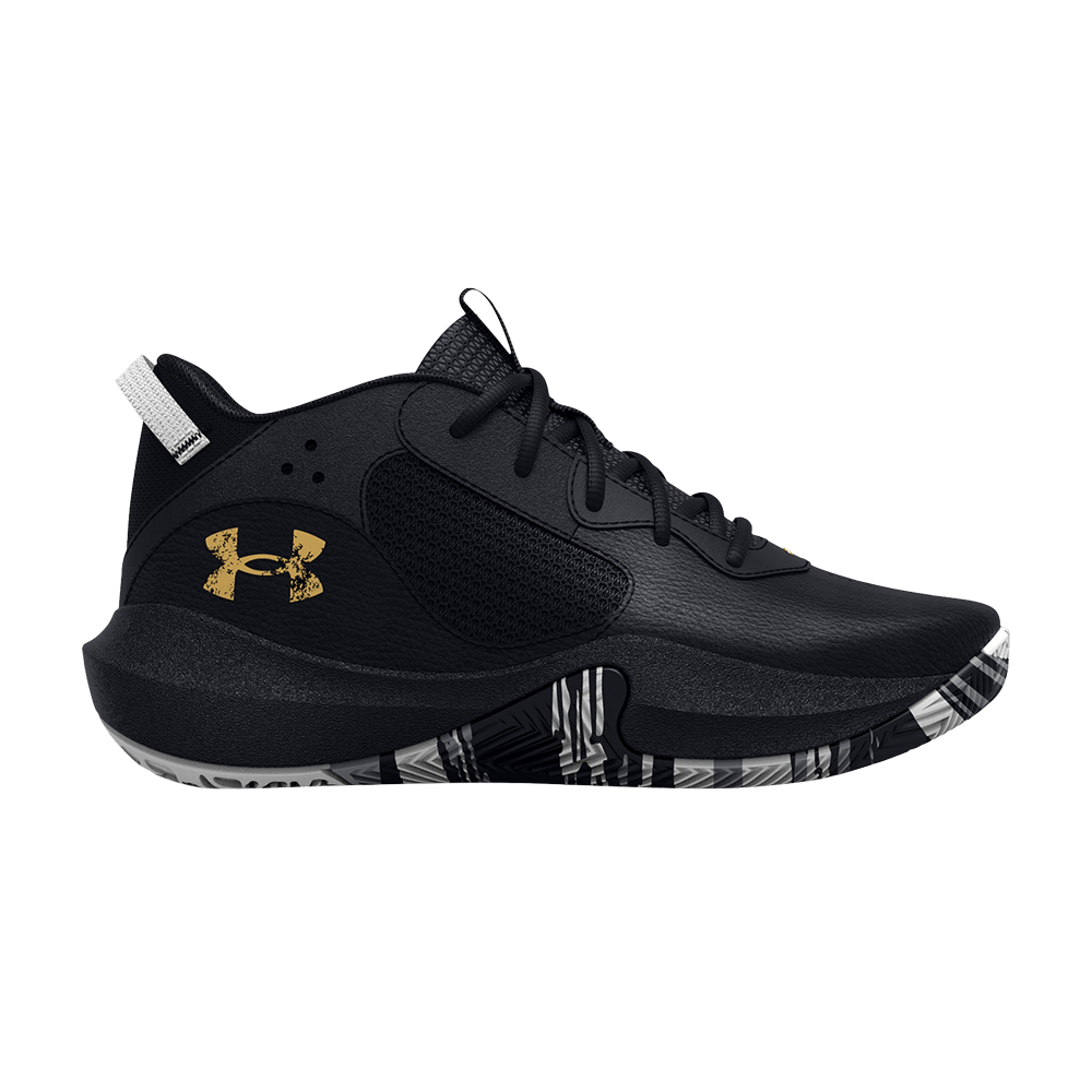 (Youth) Under Armour Lockdown 6 'Black Metallic Gold' 3025618-003