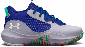 (Youth) Under Armour Lockdown 6 'Mod Grey Royal' 3025618-100 (Youth) Under Armour Lockdown 6 'Mod Grey Royal' 3025618-100