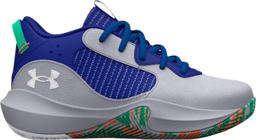 (Youth) Under Armour Lockdown 6 'Mod Grey Royal' 3025618-100 (Youth) Under Armour Lockdown 6 'Mod Grey Royal' 3025618-100