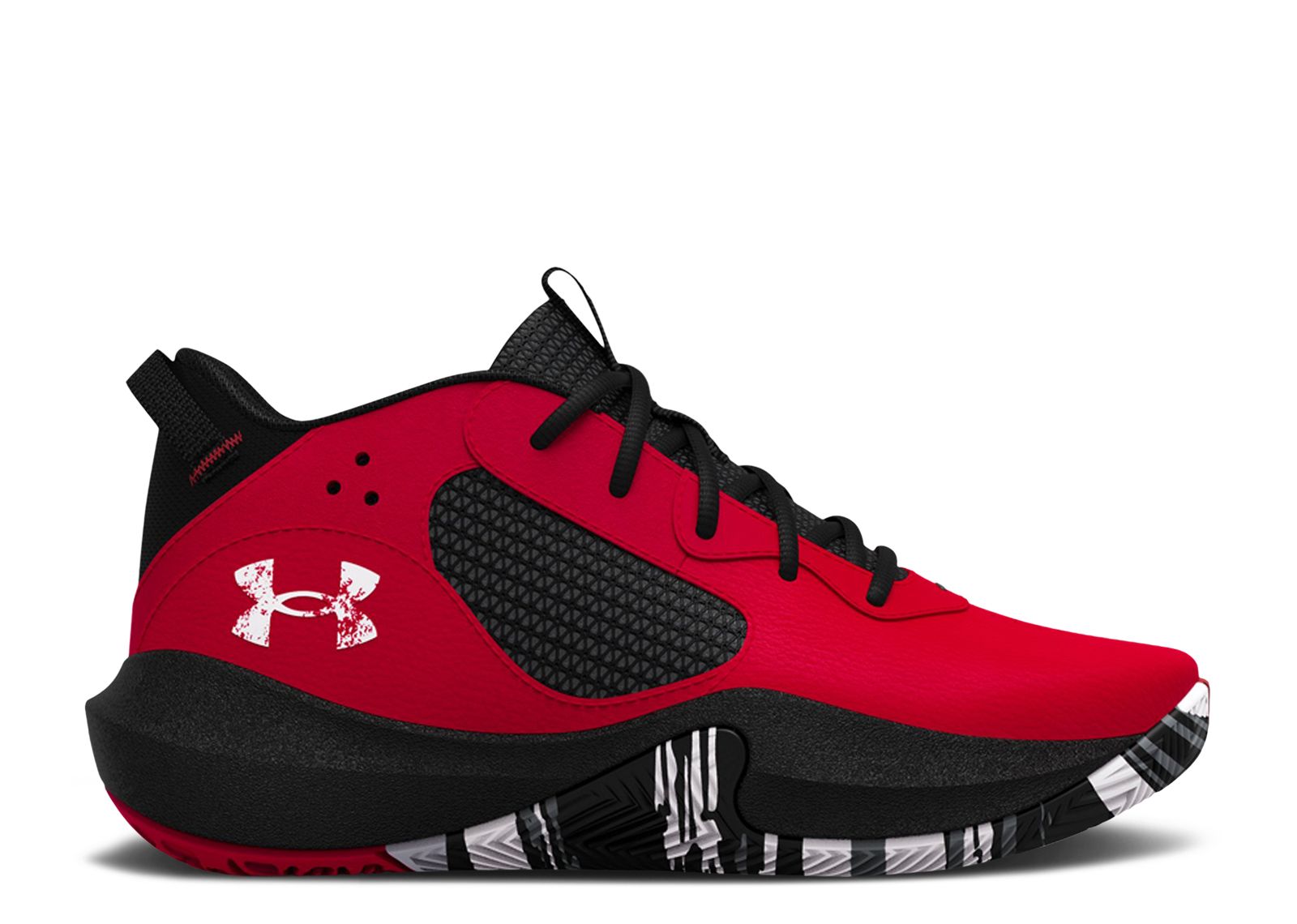 (Youth) Under Armour Lockdown 6 'Red Black' 3025618-600