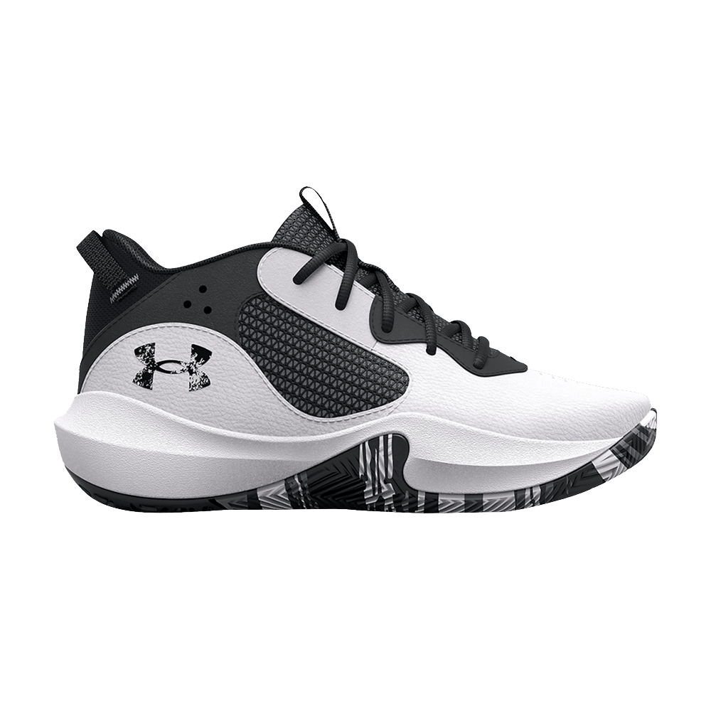(Youth) Under Armour Lockdown 6 'White Black' 3025618-101
