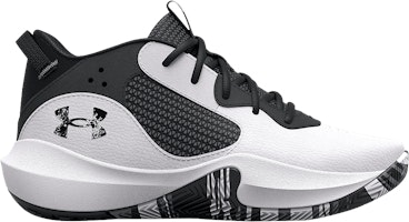 (Youth) Under Armour Lockdown 6 'White Black' 3025618-101 (Youth) Under Armour Lockdown 6 'White Black' 3025618-101