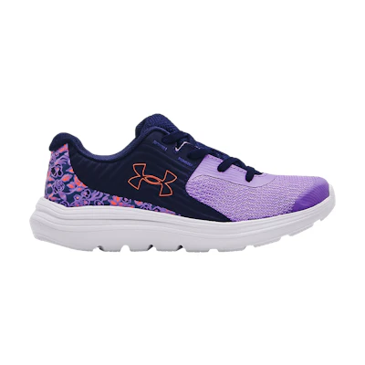 (Youth) UA Outhustle Print 'Vivid Lilac Midnight Navy'