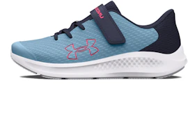 (Youth) Under Armour Pursuit 3 AC 'Big Logo - Blizzard Pink Shock' 3026714-400 (Youth) Under Armour Pursuit 3 AC 'Big Logo - Blizzard Pink Shock' 3026714-400