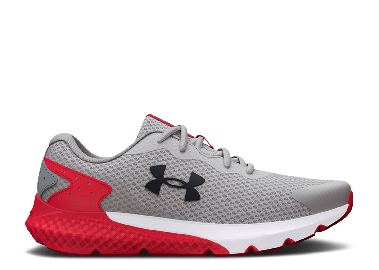 (Youth) Under Armour Rogue 3 AL 'Mod Grey Red' 3024982-104