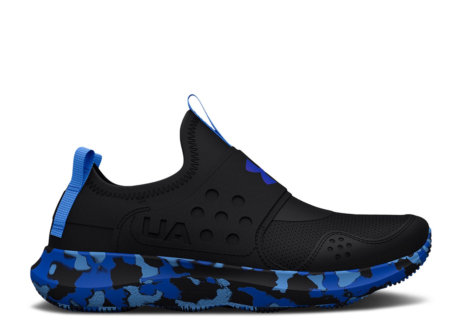 (Youth) Under Armour Runplay 'Black Carolina Blue Camo' 3025004-001