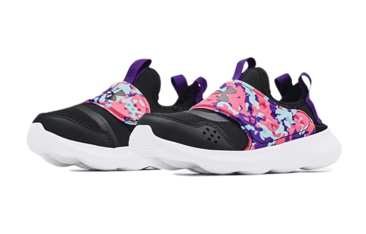 Lookbook (JR) Under Armour Runplay Camo 'Negro Blanco Morado' 3025193-001