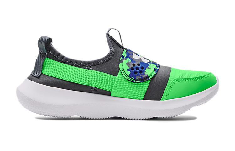 Order (JR) Under Armour Runplay Camo 'Putih Hijau' 3025190-300