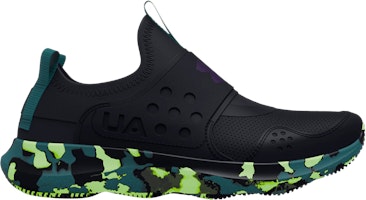 (Youth) Under Armour Runplay Wild 'Black Quirky Lime Camo' 3025003-001 (Youth) Under Armour Runplay Wild 'Black Quirky Lime Camo' 3025003-001