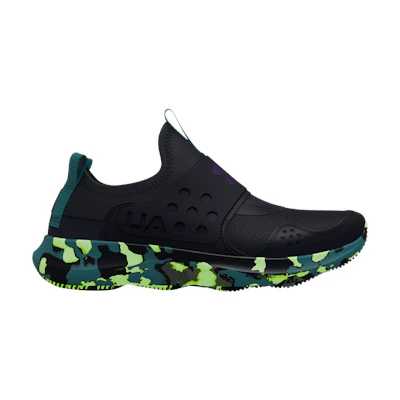 (Youth) UA Runplay Wild 'Black Quirky Lime Camo'