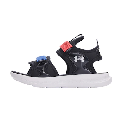 (Youth) UA Sandal 'Black Red'