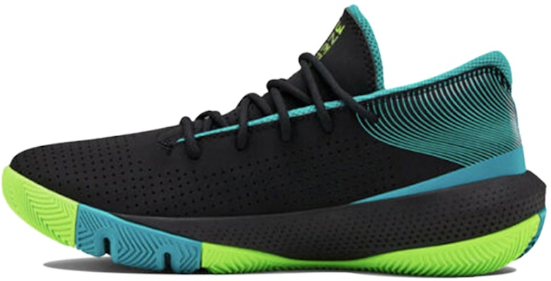 (Youth) Under Armour SC 3ZER0 3 'Black Green' 3022117-003 Buy (Youth) Under Armour SC 3ZER0 3 'Black Green' 3022117-003