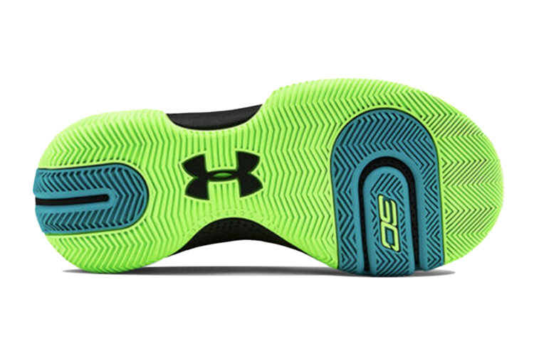 Shop (Youth) Under Armour SC 3ZER0 3 'Black Green' 3022117-003