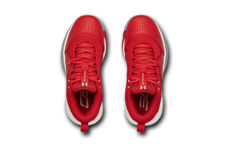Shop (Youth) Under Armour Sc 3zer0 IV Low-Top Red 3023918-600